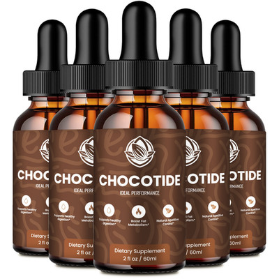 Chocotide Drops, Official Choco Tide Fat Metabolism Supplement Drops (5 Pack)