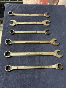 Craftsman 6pc Wrench Lot, 1 1/8, 1 1/4, 1 5/16, 1 1/16 !! USA FREE SHIPPING! C1