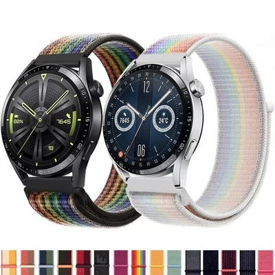 For Huawei Watch GT 6/5 Pro GT 4/GT 3/GT2 2e 42 46mm Nylon Fabric Band Strap