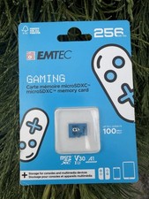EMTEC Gaming Micro SD Card For Nintendo-Switch,4K Video Recording 256 GB 