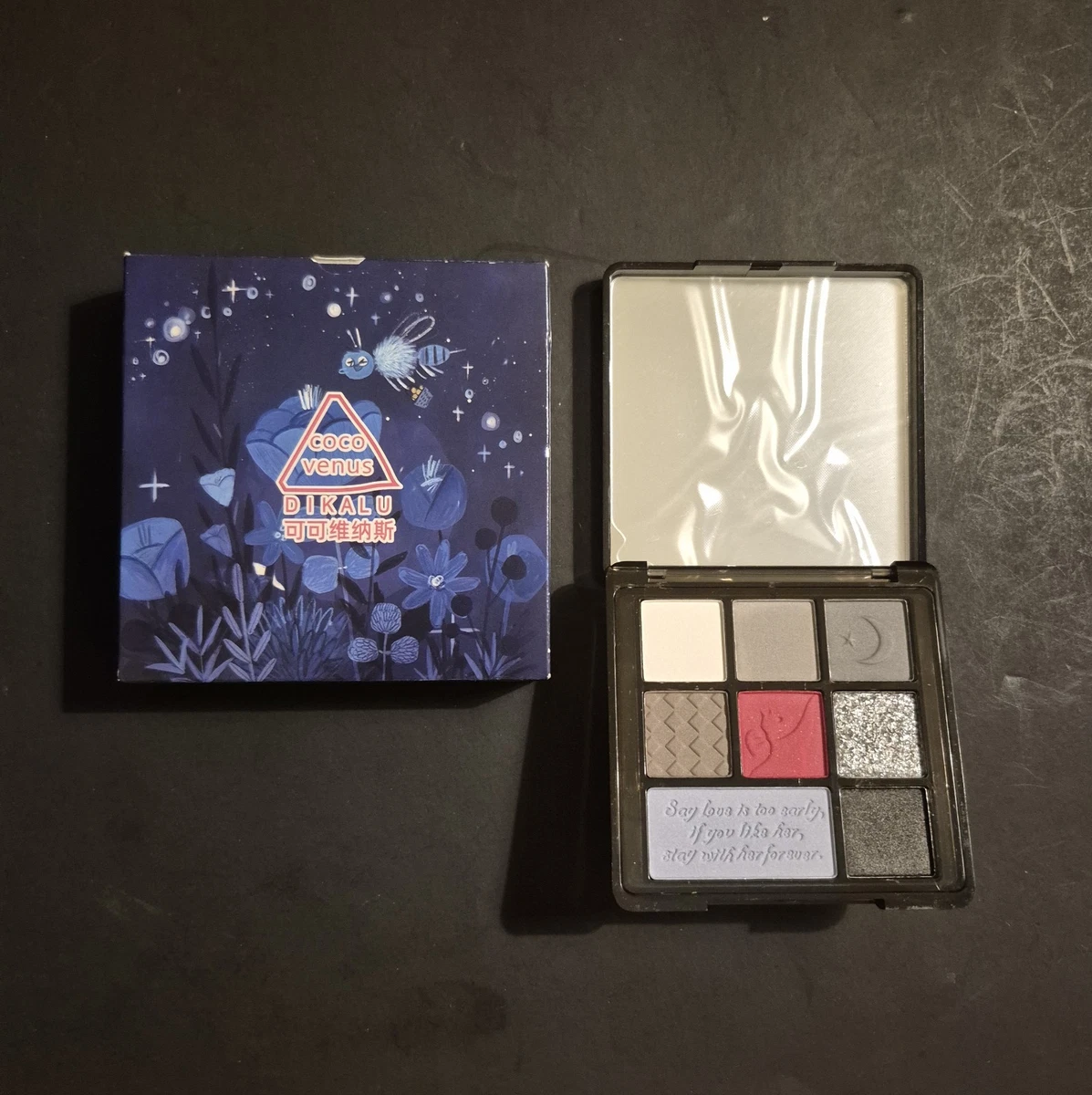 Dikalu Coco Venus 8 Smokey Colors Eyeshadow Makeup Palette For