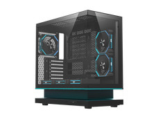 darkFlash FLOATRON F1 ATX Mid Tower Gaming PC Case, 270 Frameless Tempered