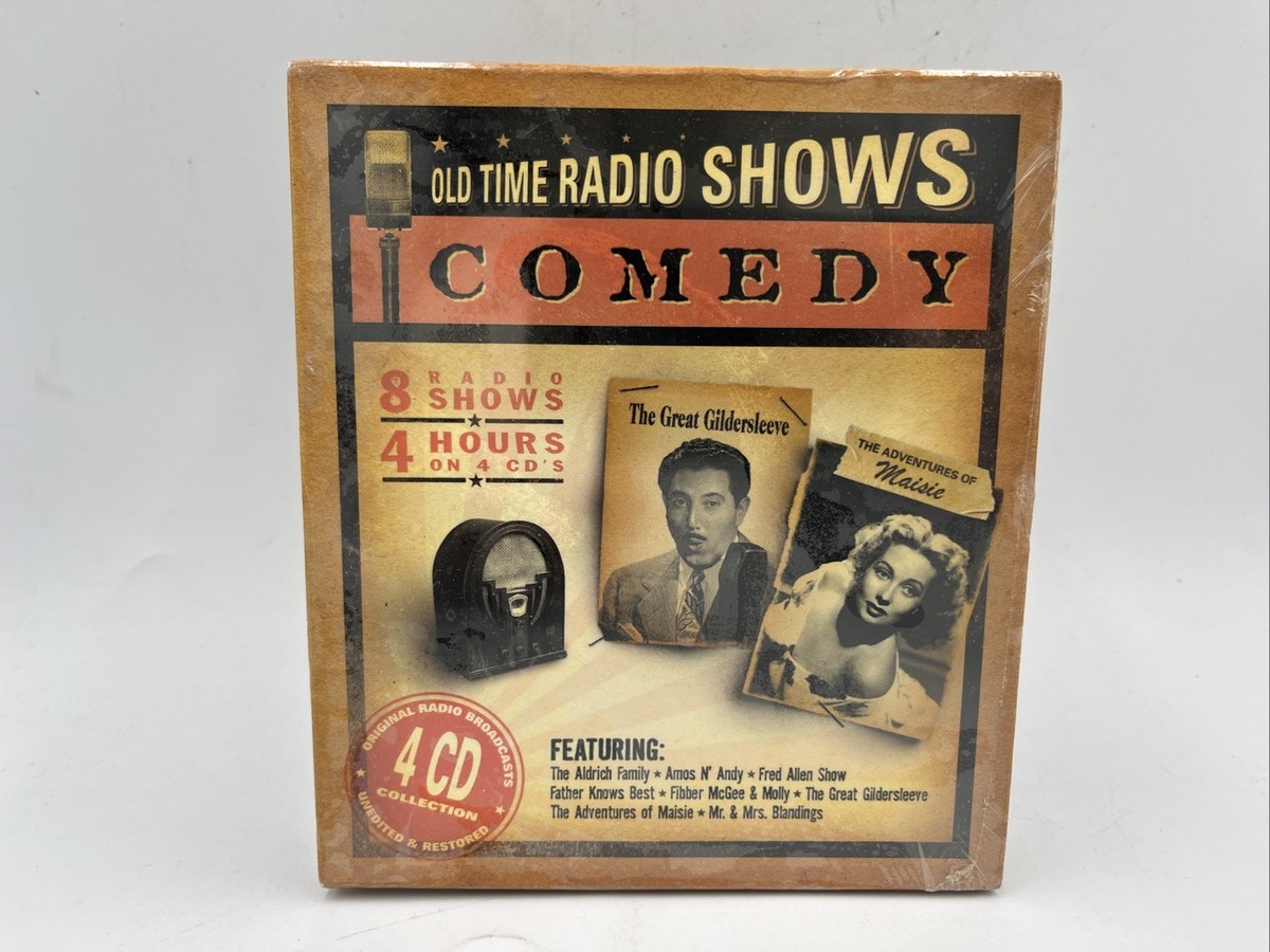 Old Time Radio Shows - Comedy 8 Shows 4 Hours on 4cds Collection