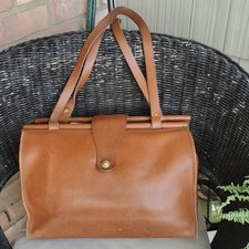 Coach Vintage British Tan 9896 Barclay Leather Tote Bag Made In USA