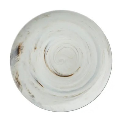 Oneida L6200000139C Luzerne Marble 9'' Diameter Porcelain Plate - 2 Doz
