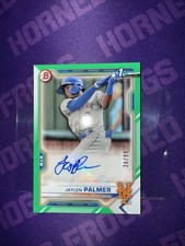 2021 Bowman - Paper Prospect Autographs Green Border #PAPR-JP Jaylen Palmer /99