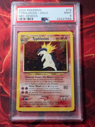 Typhlosion (Unlimited) graded PSA 9 for sale on eBay