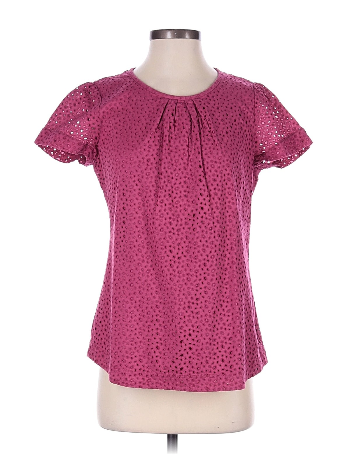 Burberry Women Pink Short Sleeve Blouse 40 eur