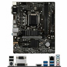 MSI B460M Pro Motherboard Intel B460 LGA 1200 2 DDR4 Micro ATX 1 M.2 VGA DVI