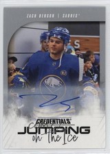 2024-25 Upper Deck Credentials Jumping on the Ice Zach Benson #JI-ZB Auto gi8