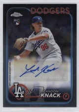2024 Topps Chrome Update Auto Landon Knack #AC-LK Auto 1d4b