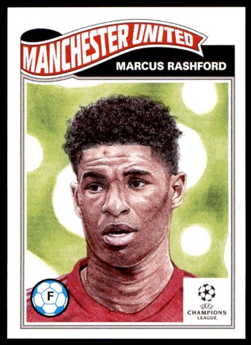 Marcus Rashford #231 2020 Topps Living UEFA Champions League card