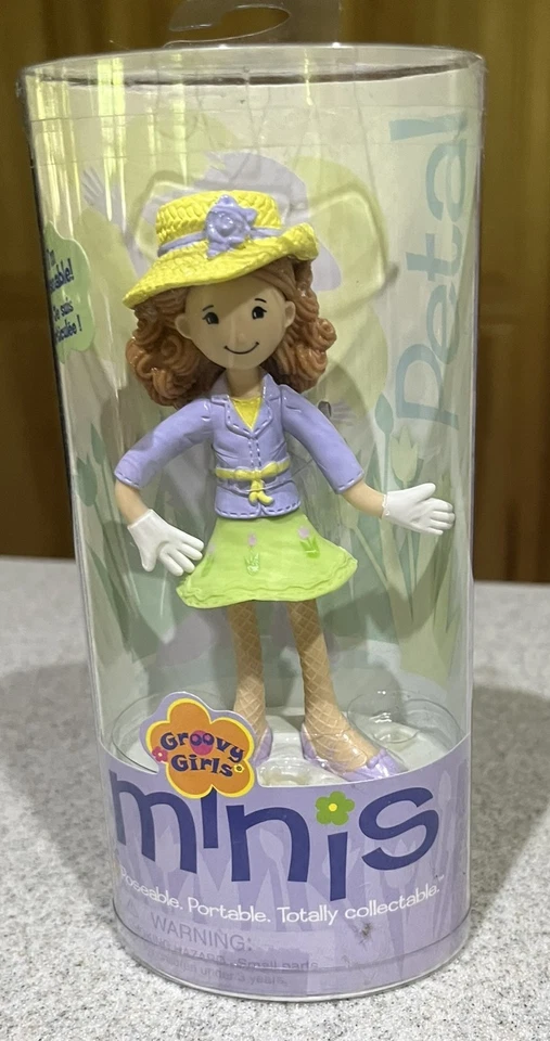 Groovy Girl Minis Muñeca Pétalo Speedster Coche Rosa Hoja Caballo Lote Nuevo Foto 2 de 4