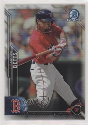 2016 Bowman Chrome Refractor 392/499 Mookie Betts #22 0g4