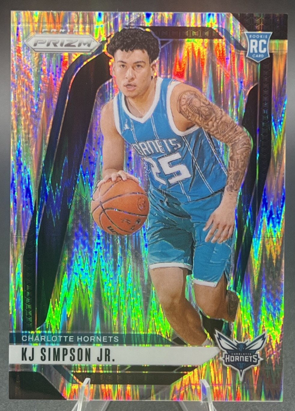2024-25 Panini Prizm - KJ Simpson Jr. #247 Skewed Prizm /249 (RC)