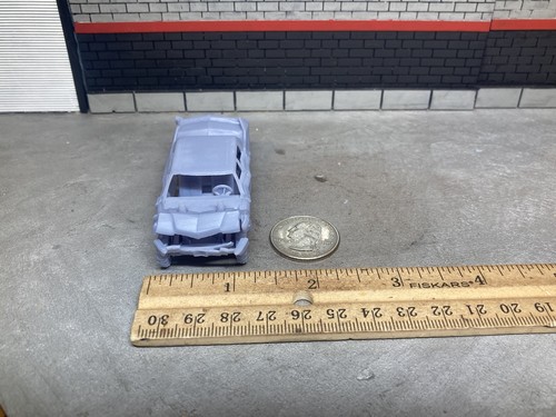 1/64 Scale 3D Printed Wrecked Cadillac Demolition Derby Car For Diecast Diorama - Picture 18 of 19