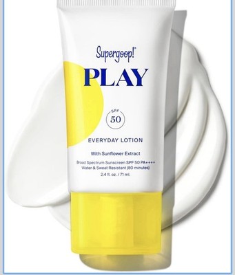 Supergoop! Play Everyday SPF 50 Broad Spectrum PA++++ Lotion 2.4 fl oz