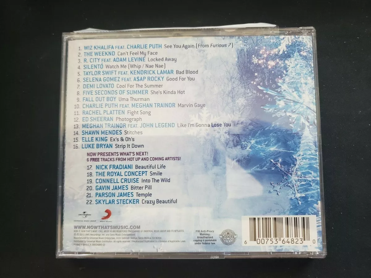 Presenting Now Playing: the free, 15-track CD