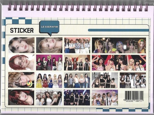 LE SSERAFIM Photo Calendar 2025 & 2026 K-POP 2025.01 - Imagen 2 de 3