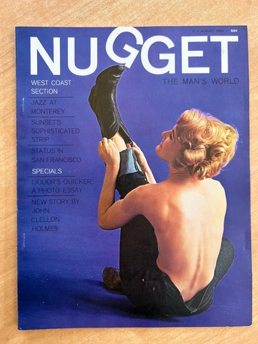 2 Magazines NUGGET THE MAN'S WORLD August 1959 & 1960 PINUP cheesecake - Picture 13 of 22