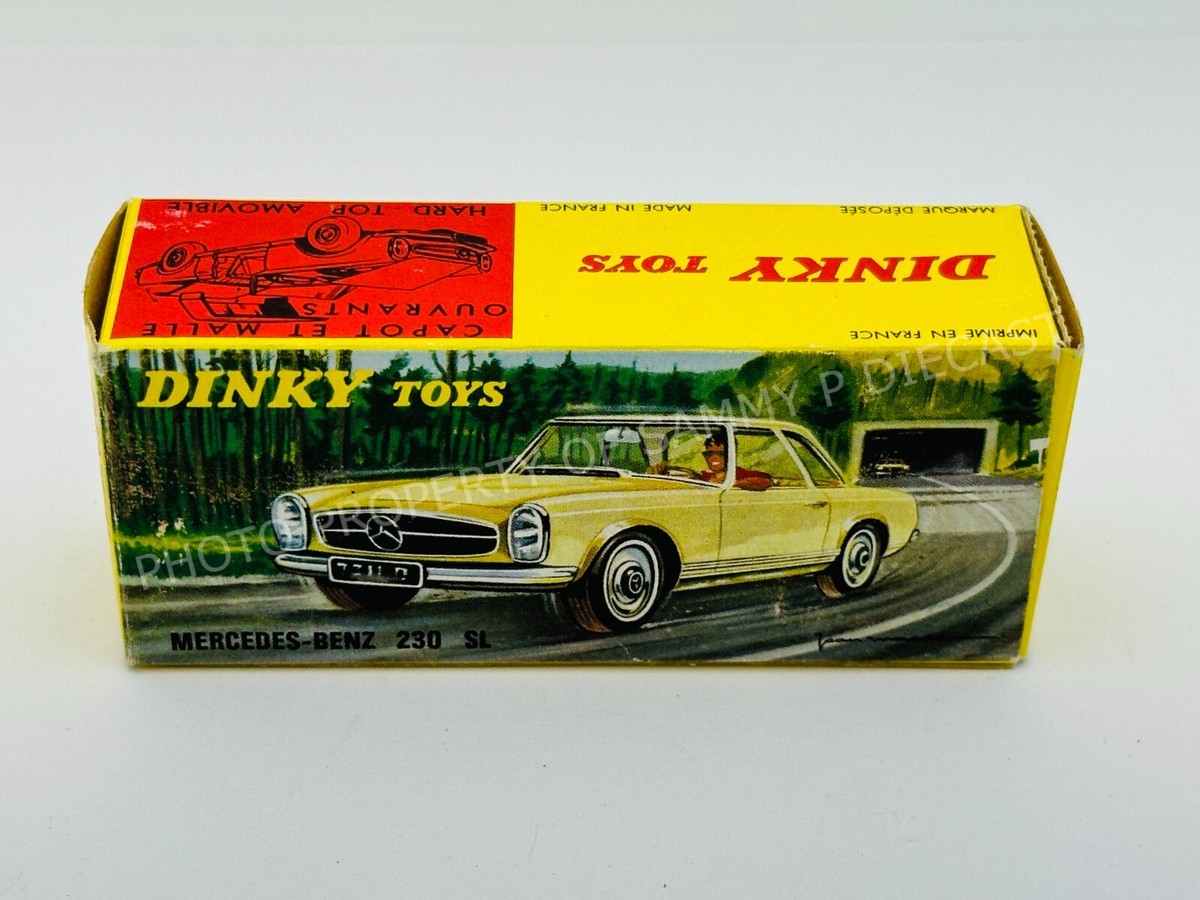 メルセデス ベンツ 230SL - フランス ディンキートイズ #516 Atlas Dinky Toys 516; Mercedes-Benz 230SL; Red, White Roof