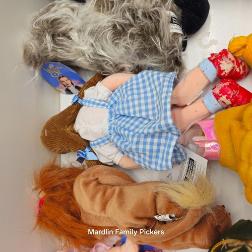 Warner Bros. Wizard of Oz Plush Doll Figure Set Lot of 10 Vintage Beanie Toys - Picture 12 of 13