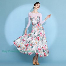 NEW Ladies Latin Salsa Cha Cha Tango Ballroom Modern Waltz Dance Dress S9081