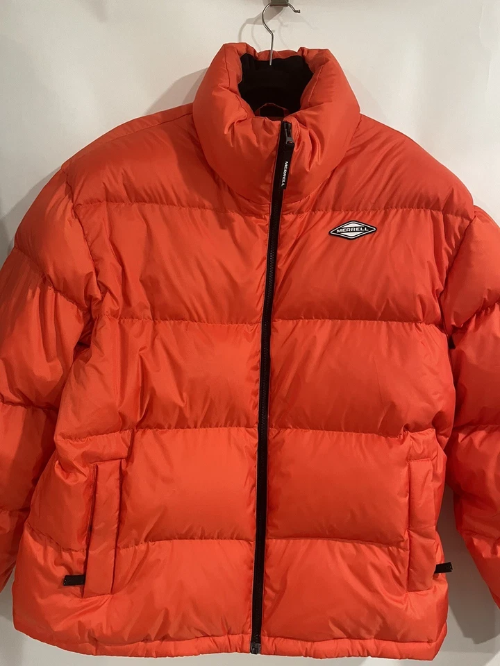 Chaqueta aislante Merrell 110 para hombre terreno inflado talla XL naranja bolsillos con cremallera Foto 2 de 4