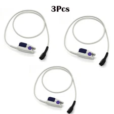 3Pcs Adult finger clip spO2 sensor probe pulse oximeters Suitable to Nonin 8500