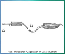 Auspuffanlage VW Golf IV 4 Variant 1.6 2.0 Auspuff Endtopf Mitteltopf Schelle