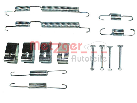Accessory Kit, brake shoes for HYUNDAI:TB,GETZ,CLICK,i10 I,i20 I