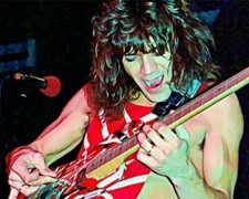 Fridge / Tool Box Magnet - Eddie van Halen Digital Print #162**