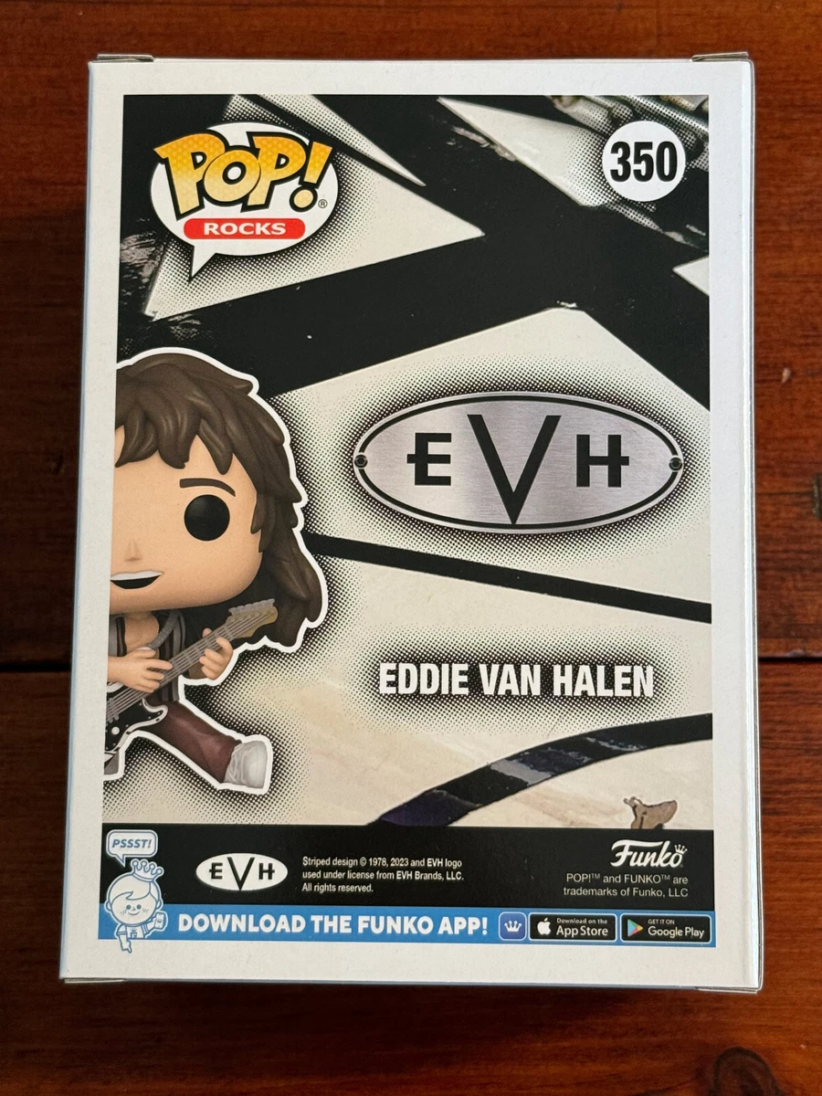 Funko Pop! Rocks: Eddie Van Halen with Guitar - Figura de Vinilo  Coleccionable - Idea de Regalo- Mercancia