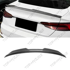 For Audi A5/S5 2018-2025 ABS Carbon Rear Trunk Spoiler Lip Wing Trim PSM style