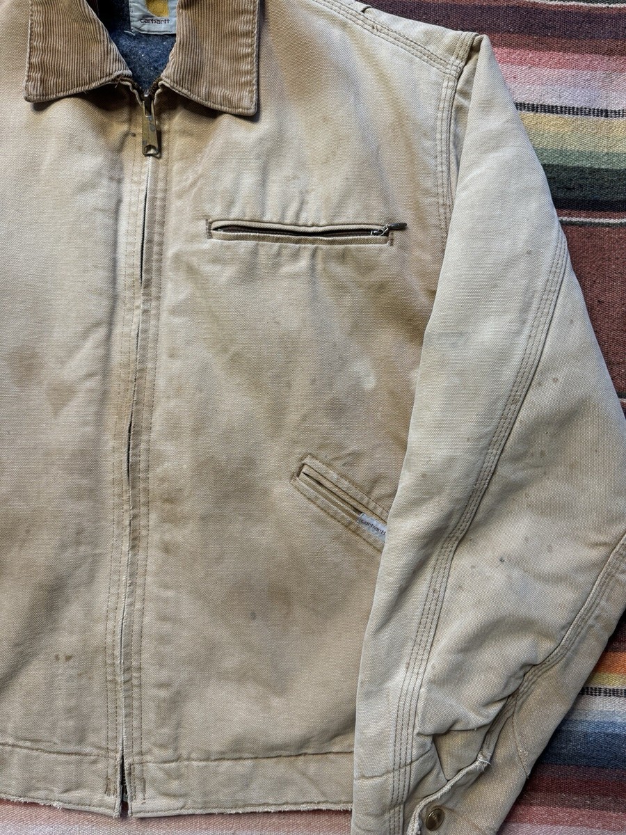 Vintage Tan Carhartt Detroit Jacket | eBay