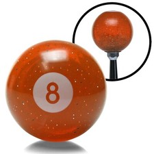 8 Ball Metal Flake Shift Knob W M7 X 1.0 Insert Shifter Auto Manual Custom 8 Ball Metal Flake Shift Knob W M7 X 1.0 Insert Shifter Auto Manual Custom