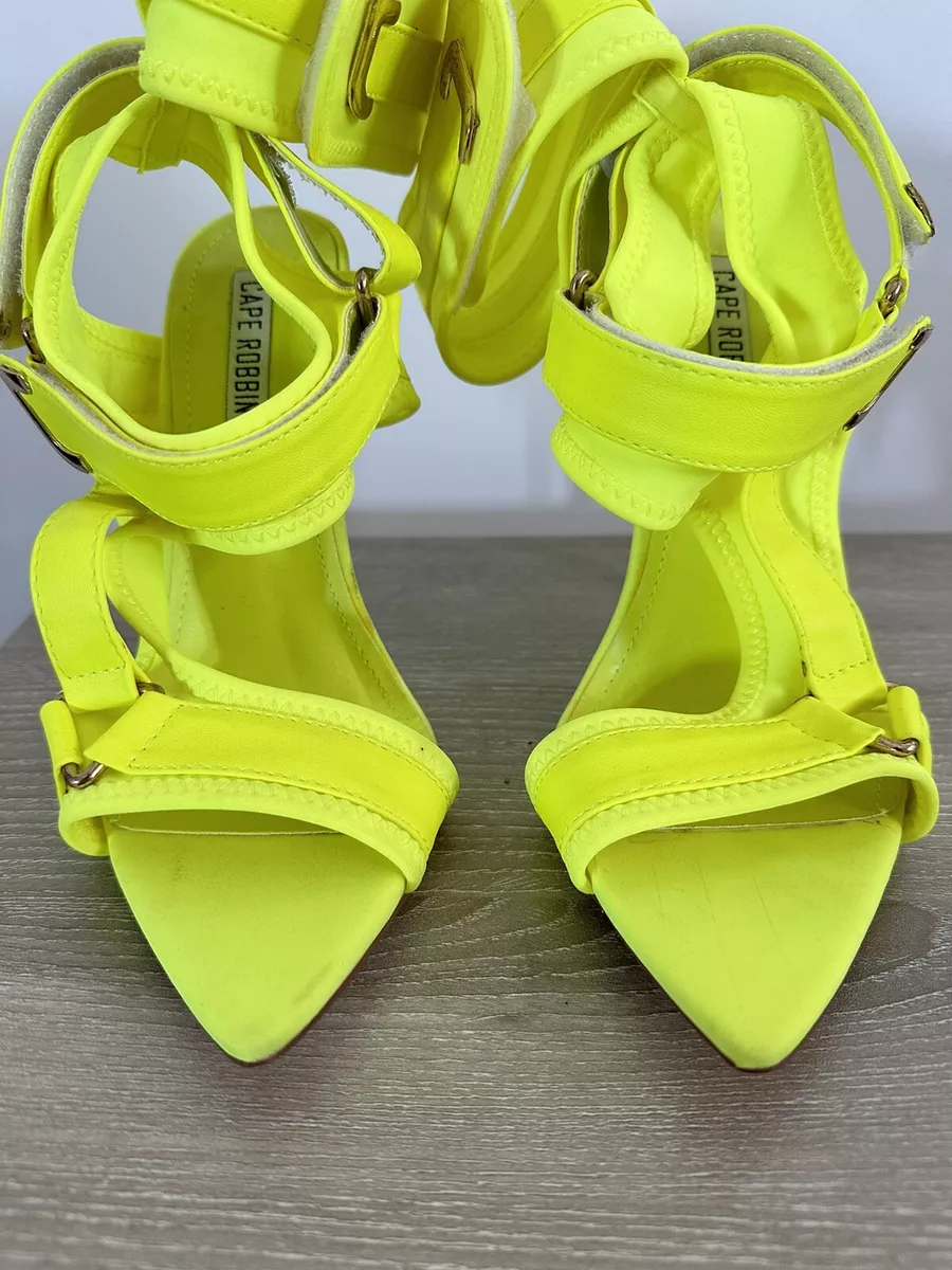 Lime Green Fur Stiletto Heels – Munroe Shoetique