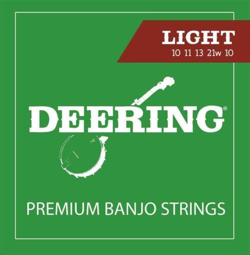 Deering 5-String Banjo Strings  Set Light gauge
