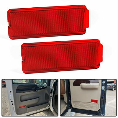 Lente Reflectora Roja Para Ford Super Duty F-250 F-350 F-450 F-550 1999-2007, CHEDA, Reemplazo Directo