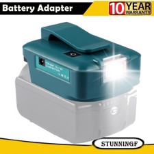 Adapter For Makita Dual USB Power Source Charger Li-ion Battery 14.4-18V w/LED
