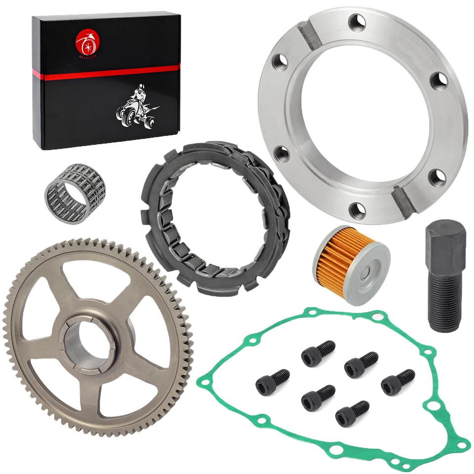 Flywheel Puller Starter Clutch Gear One-Way Bearing For HONDA TRX400EX TRX400X - Image 4 of 4