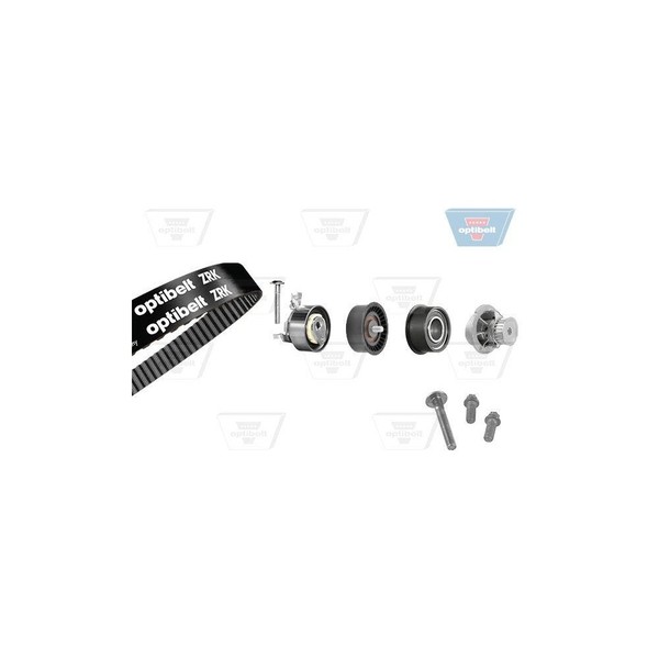 Wasserpumpe + Zahnriemensatz Optibelt KT 1024 W2 Optibelt-Wapu-Kit FüR-image