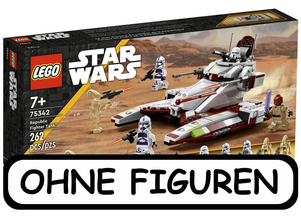 LEGO ® STAR WARS SET 75342 REPUBLIC FIGHTER TANK™ OHNE FIGUREN | NEUWERTIG