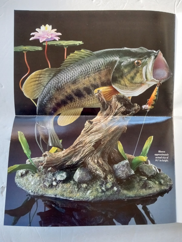 BACKWATER BASS George Kruth DANBURY MINT BROCHURE Freshwater Trophies Collection - Picture 7 of 24