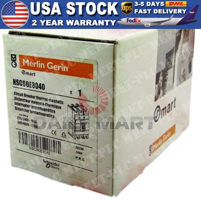 New Schneider NSC60E3040 Molded Case Circuit Breaker 40A 3-Pole NSC 60E 3040