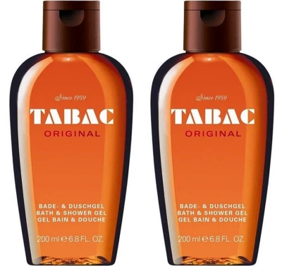 TABAC ORIGINAL Bade & Duschgel Herren Bath & Shower Gel Männerduft 2x 200 ml NEU