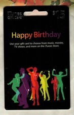 ITUNES Happy Birthday, Dancers 2007 Gift Card 0 - NO VALUE