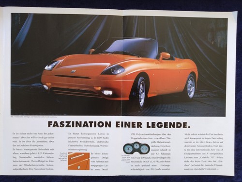FIAT Barchetta Punto Cabrio Coupe Prospekt 4.1995 - Picture 3 of 5
