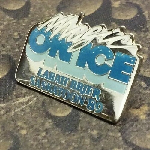 Magic on Ice Labatt Brier Saskatoon 1989 Curling pin badge