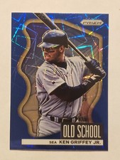 Ken Griffey Jr 2022 Panini Prizm Old School Blue Velocity